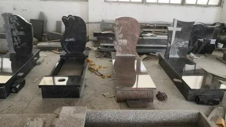 Negro/gris/rojo/azul/verde/púrpura/blanco granito/mármol/memorial/cementerio/lápida de jardín/monumento (estilo europeo/americano/chino/japonés/ruso)